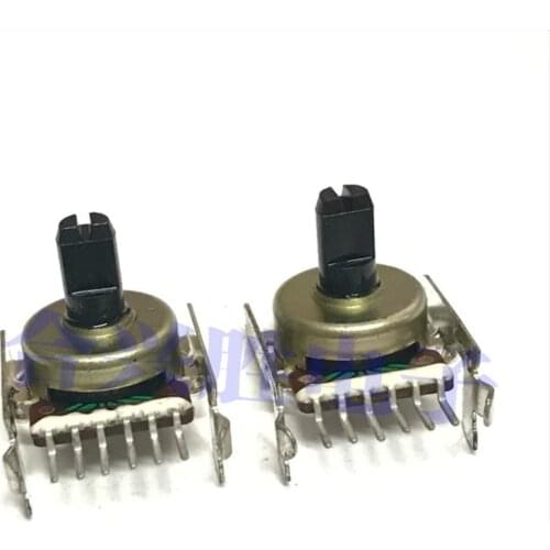 161 type horizontal rotary potentiometer A10K two-channel power amplifier audio volume potentiometer 6 feet handle length 10mm