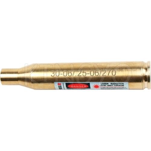 Rifle red laser boresighter caliber .30 .06 .25 - .06 .270 cal bore sighter hunting shooting