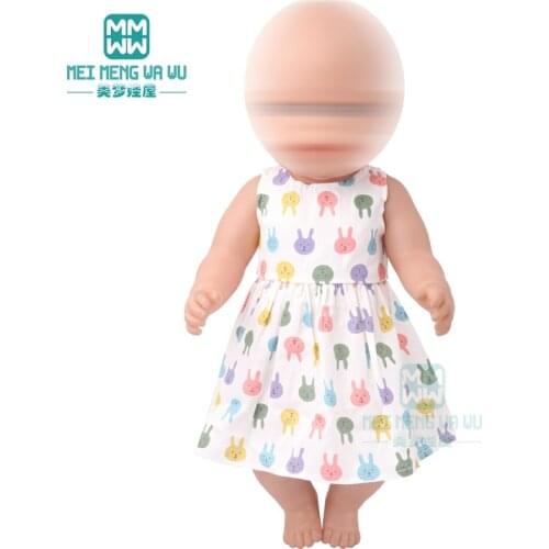 Doll clothes for 43cm new born dolls accessories fashion Variety dress
