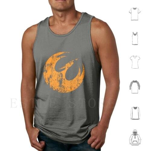 Phoenix Squad Logo · Distressed Tank Tops Vest Sleeveless Logogami Logo Emblem Symbol Crest Galactic Empire Rebels Phoenix