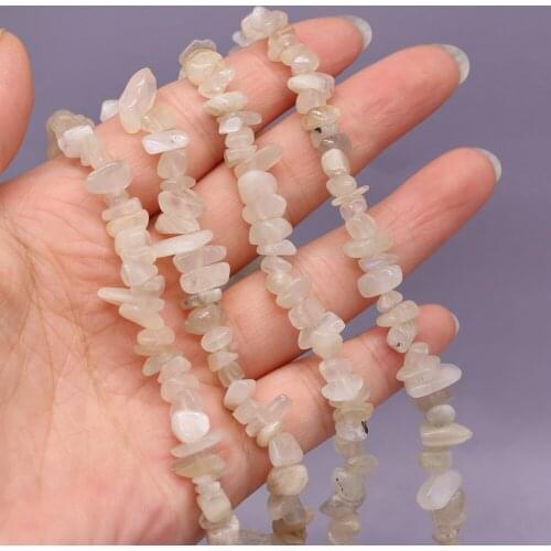 Natural Semi-precious Stones Yellow Agate Gravel Beads for Jewelry Making DIY Necklace Bracelet Earrings Accessories