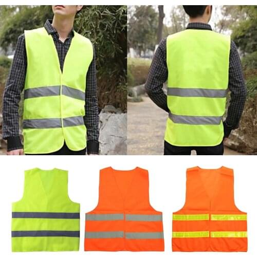 New Safety Vest High Visibility Reflective Waistcoat For Traffic Police