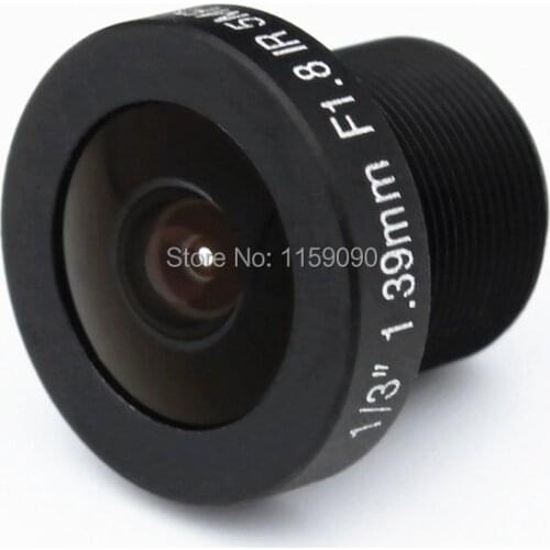 1.39mm 185degrees Wide Angle 5mp LENS Panoramic Fisheye View For CCTV Camera
