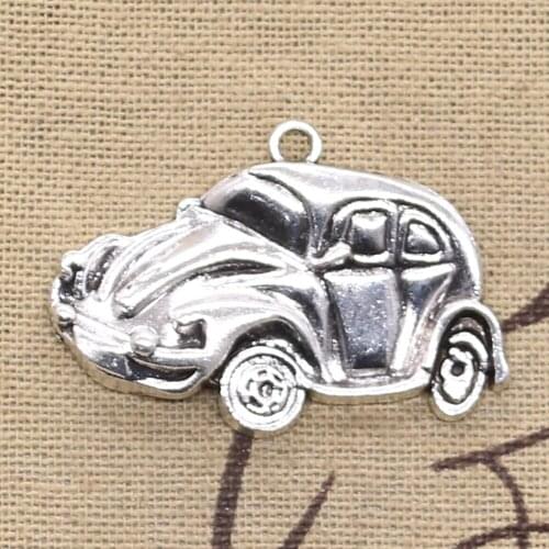 4pcs Charms Car 39x26mm Antique Making Pendant fit,Vintage Tibetan Bronze Silver color,DIY Handmade Jewelry