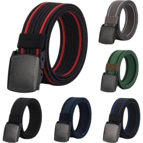 New Hot Sale Men and Women Belt High Quality Automatic Buckle Nylon Belt OutdoorTravel Tactical Waist Belt Unisex Add Long Belts