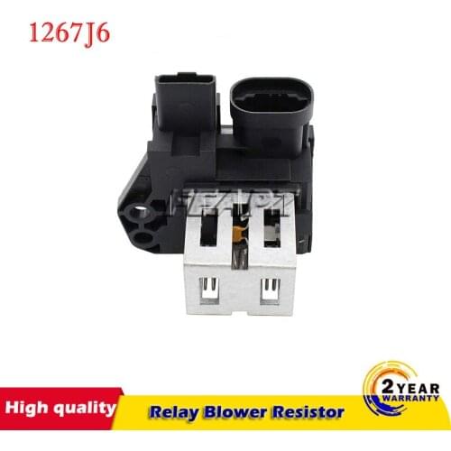 Radiator Heater Motor Relay Blower Resistor 1267J6 9662872380 For Peugeot 1007 207 208 2008 301 407 508 C2 C3