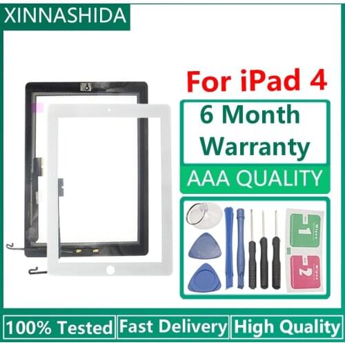 New Touch Screen For iPad3 iPad4 A1416 A1430 A1403 A1458 A1459 A1460 Touch Screen Replacement Digitizer Sensor Glass Panel