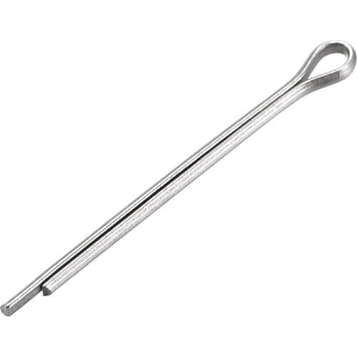 Uxcell 60Pcs Split Cotter Pin - 1mm x 16mm 304 Stainless Steel 2-Prongs Silver Tone for Home DIY Application