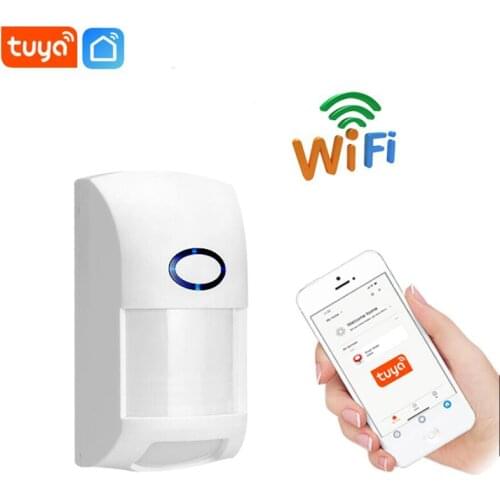 Tuya Smart WiFi Infrared Detectors Motion Sensor Alarm Compatible With Tuya APP Smart Life APP