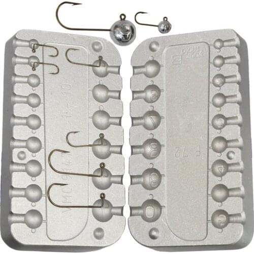 Mould lead Jig Head Ultralight by gr. 1 to gr. 10 F 72