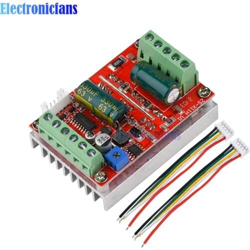 DC 6-60V BLDC Three Phase DC Brushless Motor Controller 400W PWM Hall Motor Control Driver Board With Forward/Reverse/Brake