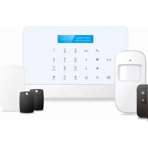 Smart home Tuya APP remote control sound light kitchen cooking combustible gas alarm detector wifi alarm siren kit