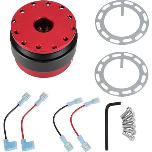 Universal Racing Car Steering Wheel Quick Release Adapter Hub Boss Kit With Button Ball
