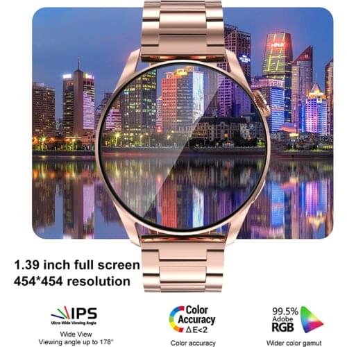 2021 Bluetooth Call Women Smart Watch Full Touch IP68 Waterproof Heart Rate Smartwatch For Xiaomi Huawei Samsung Support Hebrew
