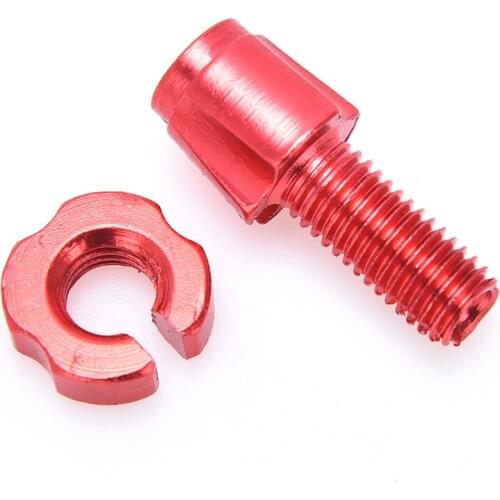 2020 Bicycle Screw Fixing Nuts Steering Bike Braking Cable Accessories aluminium alloy