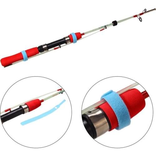 5pcs Easy Velcro Lures Fishing Rod Tie Accessories Up Nylon Button 0.7g 14.5cm Tackle Outdoor To Use Rapid Light PJ0019