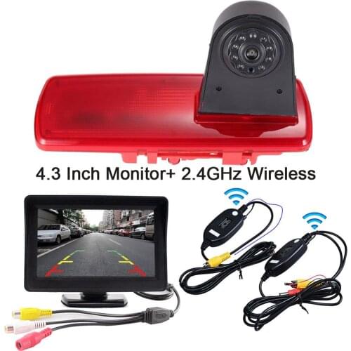 7 Inch Monitor + Wireless Brake light rear view back camera for Fita talento Nissan NV300 Primastar Renault Traffic lll 3 2014