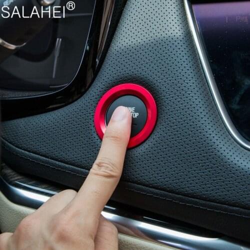 Aluminum Car Styling Engine Start Stop Button Ring Cover Trim For Changan CS75 Interior Accessories