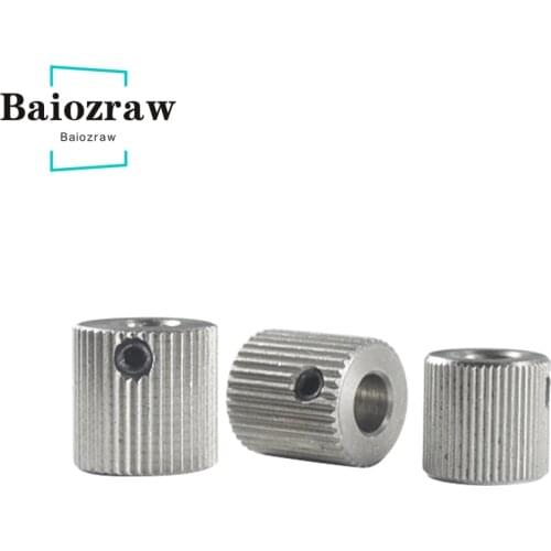 3D Printer Parts MK7/MK8 Planetary Reducer Extruder Feeding Wheel Extruder Driver Feed Gear Wheel 38 40 50Tooth Bore 5/6.35/8mm