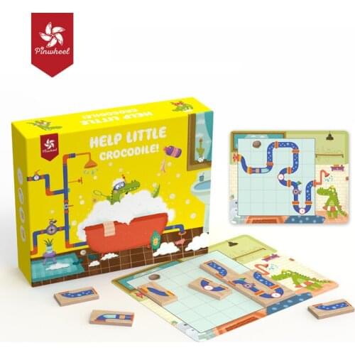 Pinwheel Childrens Logical Thinking Board Game 4+ Brain Training Puzzle Board Game Cognitive Enlightenment Educational Toy Gift