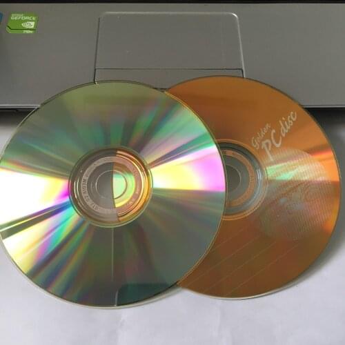 Wholesale 50 Discs 52x 700 MB Original MitBrand Printed Gold CD-R Discs