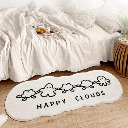 Clouds Long Carpet Kids Bedroom Bedside Non slip Tatami Floor Mat Cashmere Living Room Soft Area Rugs Carpets Home Decor Rugs