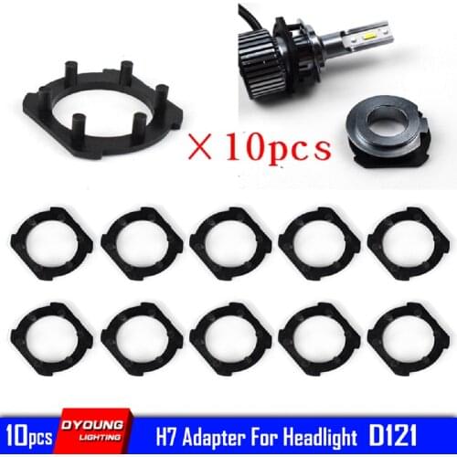 For Mazda 6 Headlight Led H7 Adapter For Opel Honda CRV Mazda 3 5 M3 M5 M6 Lamp Base Auto Wholesale Price Offering D121 10Pcs