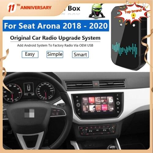 For Seat Arona 2018 - 2020 Wireless Carplay Box Adapter USB-TYPE C Multimedia Player Upgrade Wireless Carplay Activator CP Box