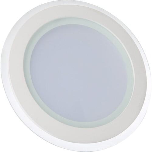 DONWEI 6W 12W 18W 24W Square Round Led Panel Light Embedded led Downlight Indoor Home Decoration Glass Ceiling Lights AC85-265V