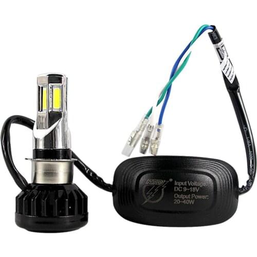 Motorcycle Headlight H4 LED Bulb White BA20D P15D H6 HS1 3500LM 35W Head Lights For Motorbike Motorcycle 6COB 6000K 1 PCS