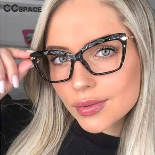H45591 Fashion Diamond style frame Square Glasses Frames Women 2019 Optical Computer Glasses