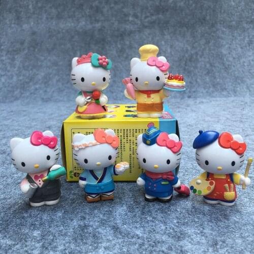 HelloKitty Kitty Cat Hand-made Model Doll Doll Shape Decoration Childrens Toy Girl Gift