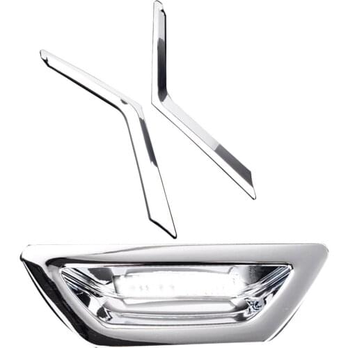 Chrome Rear Trunk Door Bowl Handle Cover Trim For 2014 2015 2016 Nissan X-Trail T32 Rogue