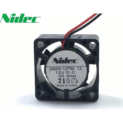 1pcs D02X-12TM DM500S DM800 mini fan 25mm 12V 0.05A cooling fan