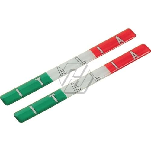 Motorcycle Tank Decals Italy Flag Italia Stickers Case for Aprilia RS4 RSV4 Ducati Monster Vespa for AGV Helmet