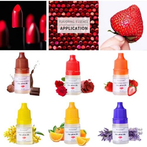 Natural Flavor Essence for Handmade Cosmetic Lip Gloss Lipgloss DIY Food Grade Fragrance Flavoring Essential For DIY Lipgloss