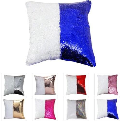 Bubble Kiss 2020 New Mermaid Sequin Pillowcase 40x40cm Car Sofa Decorative Cushion Covers Party Dedicated Throw Pillowcase