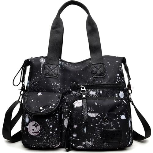 Women Bags Casual Shoulder Bags for Ladies Multifunction Handbags Designer Bags Luxury Crossbody Bag Nylon Waterproof Female Bag