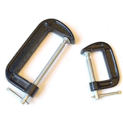 Carpenters C clamp Fixed fixture clip Forged steel rocker clamp woodworking tools