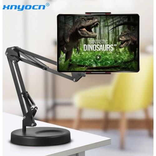Xnyocn Universal Flexible Long Arm Tablet Stand Desktop Mobile Phone Holder Bracket Support For iPhone iPad Pro 11 Tablet Holder