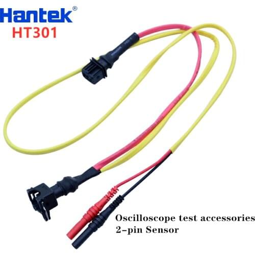 2-pin Sensor Branch CableFor Automatic Diagnostics Oscilloscope Test Accessories Oscilloscope 2-pin outlet Hantek HT301