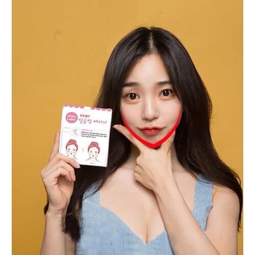 40pcs Face-lift Tape Artifact Invisible Transparent Small Thin Face Stickers Lifting V Face Makeup Tools Lift Chin Face Sticker