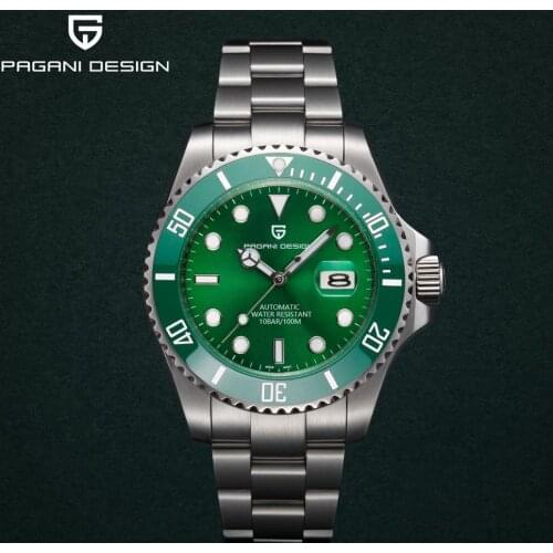 Pagani Design Top brand sapphire automatic watches mens Japan NH35A men mechanical wristwatches diving 100M Fashion Watch 2020