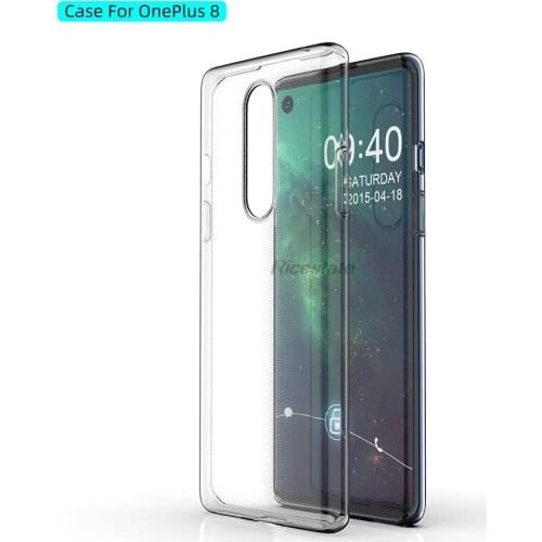 OnePlus 8 Back Case One Plus 8 Transparent Soft TPU Dropproof Shockproof Phone Case OnePlus8 1+8 Back Cover