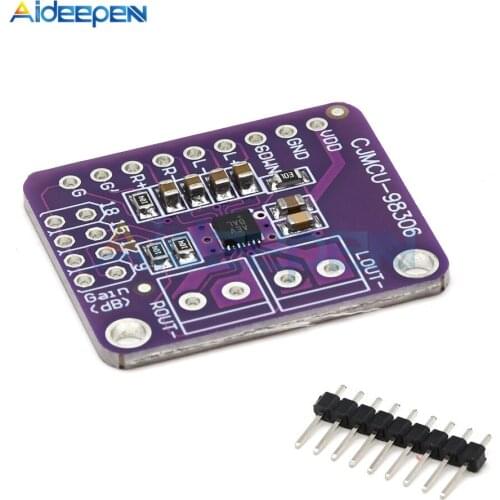 CJMCU-98306 MAX98306 Stereo Class D Amplifier Module Class AB Audio 3.7W