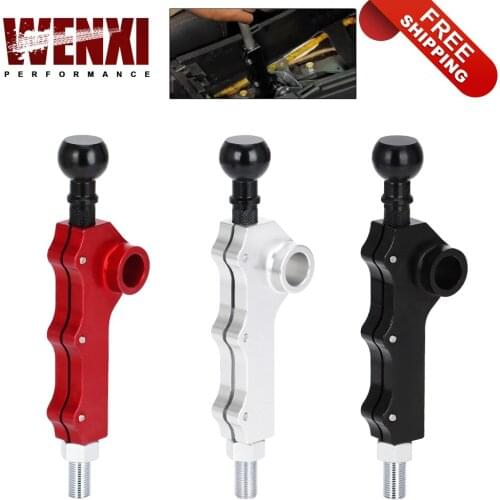 Double Adjustable Short Throw Shifter Customizable Three Bolts For 2008-2014 Subaru WRX Legacy Outback Legacy Forester