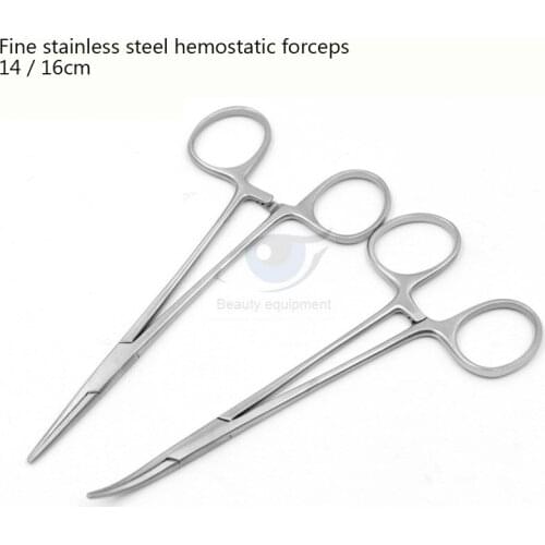 Hemostatic forceps straight blood vessel forceps embedded pet pluckers forceps cupping forceps forceps elbow dehook pliers