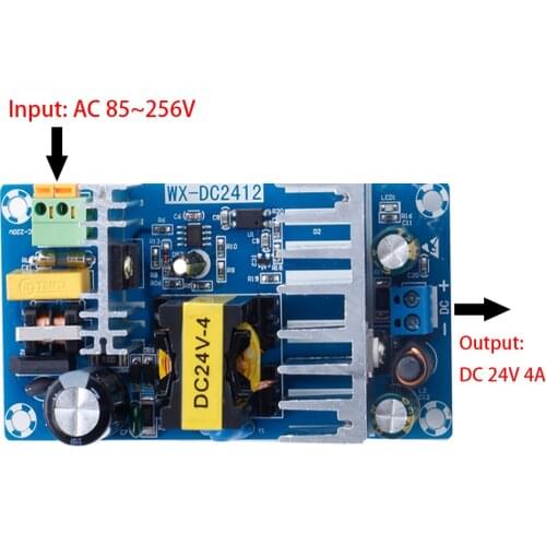 Power Supply Module AC 110V 220V TO DC 24V 4A 6A Switching Power Supply Module AC-DC Board