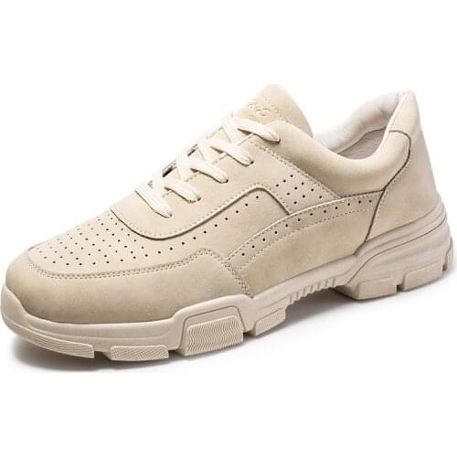 Mens Boots New Retro Autumn Hollow Breathable Trend Mens Casual Sports Shoes Non-slip Wear-resistant Comfortable Boots