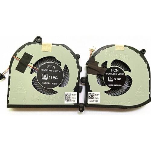 New Laptop Cooling Fan For For Dell XPS15 9570 M5530 008YY9 TK9J1 7590 M5540 DC28000IPF0 radiator